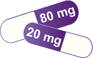 80 mg and 20 mg COMETRIQ capsules